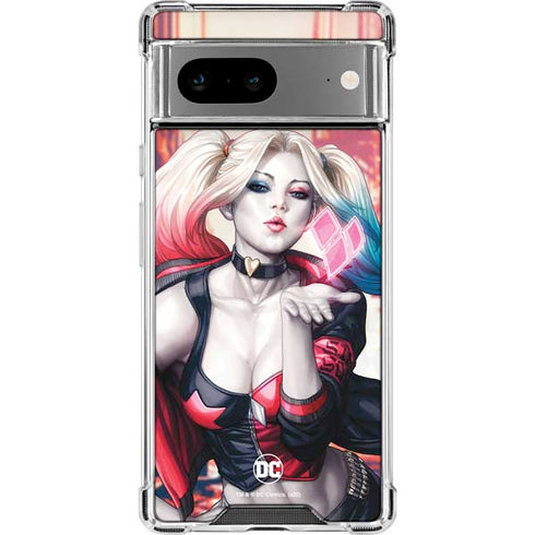 DC Comics Harley Quinn Rebirth Cover #1 Legacy Color Variant Art by Art Germ Google Pixel 7a Clear Case